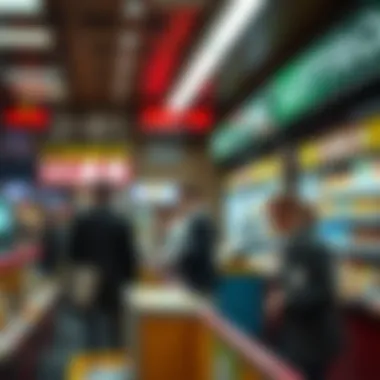 Visual correlation between lottery and betting cultures.