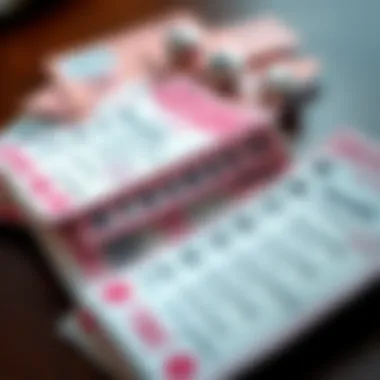 Exploring Lottery Tickets and Betting Slips A visual representation of lottery tickets and betting slips