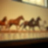 Evolution of Horse Racing A detailed chart showcasing the history of horse racing