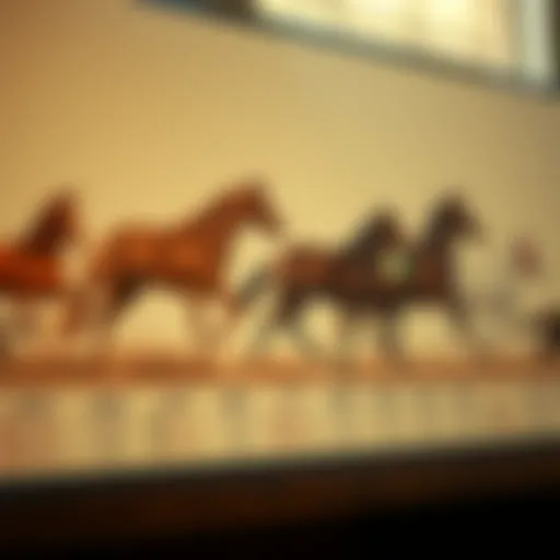 Evolution of Horse Racing A detailed chart showcasing the history of horse racing