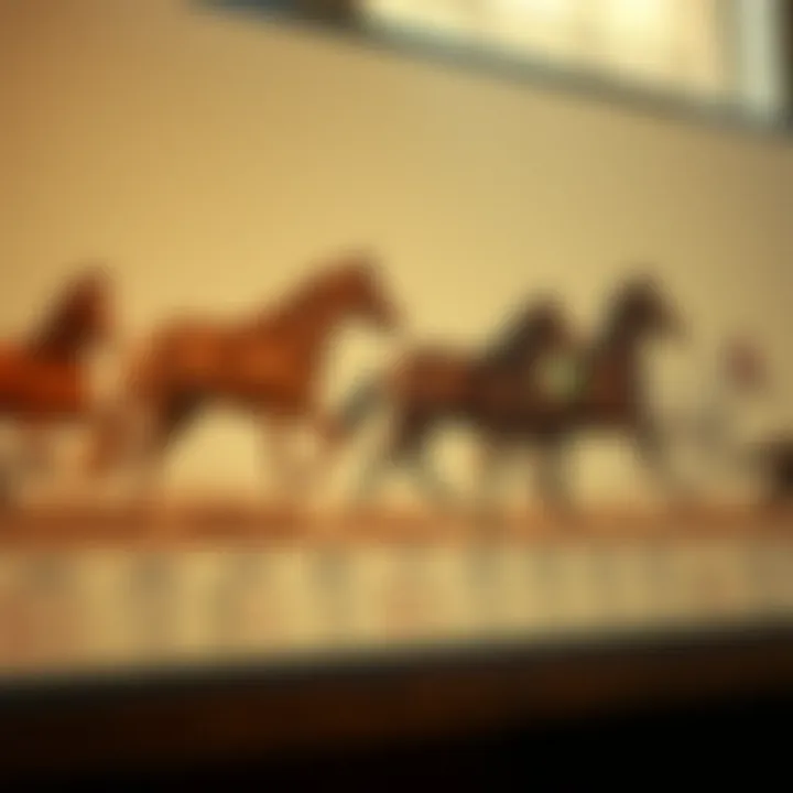 Evolution of Horse Racing A detailed chart showcasing the history of horse racing