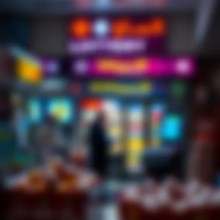 Innovative Marketing for Lottery Shops A creative marketing campaign for a lottery shop displayed on social media