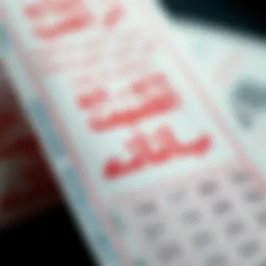 Understanding the Lottery Ticket A close-up of a lottery ticket