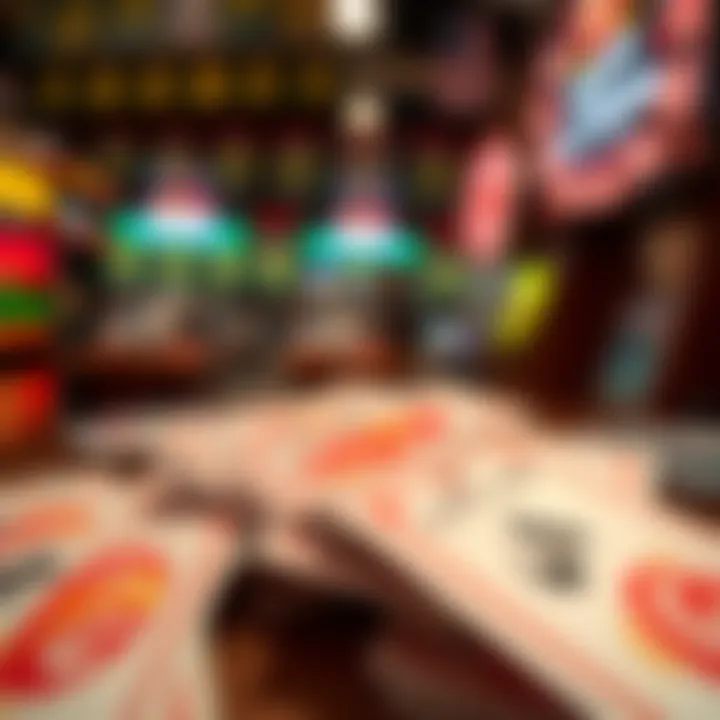 The Role of Luck in Lottery Game A visually engaging illustration of lottery tickets with lucky symbols