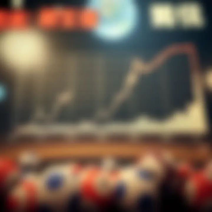 Patterns in Lottery Draws Statistical graph illustrating patterns in lottery draws