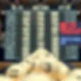 Visual representation of lottery number patterns