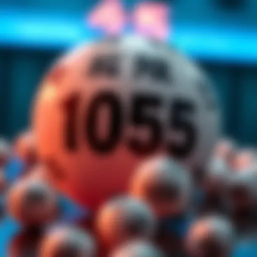 Lottery Winning Numbers Analysis Visual representation of lottery winning numbers analysis