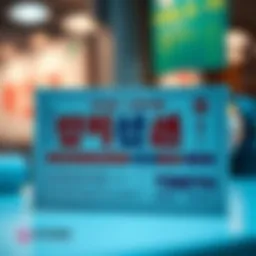 A visual representation of the lottery ticket in Korea