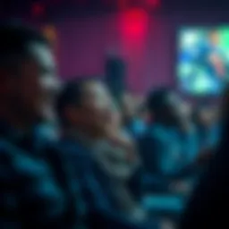 Participants engaging in an exciting quiz event