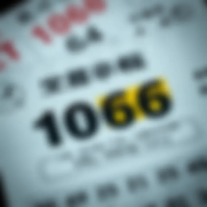 Highlighted Winning Numbers on Lotto Ticket Winning lottery ticket with highlighted numbers