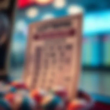 Understanding Lotto1098: A Statistical Overview Visual representation of lottery ticket and statistics