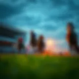 Dynamic race track showcasing the excitement of horse racing culture