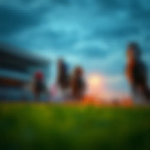 Dynamic race track showcasing the excitement of horse racing culture