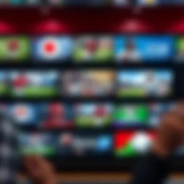 Diverse Sports Channels and Streaming Options A selection of popular sports channels and streaming platforms