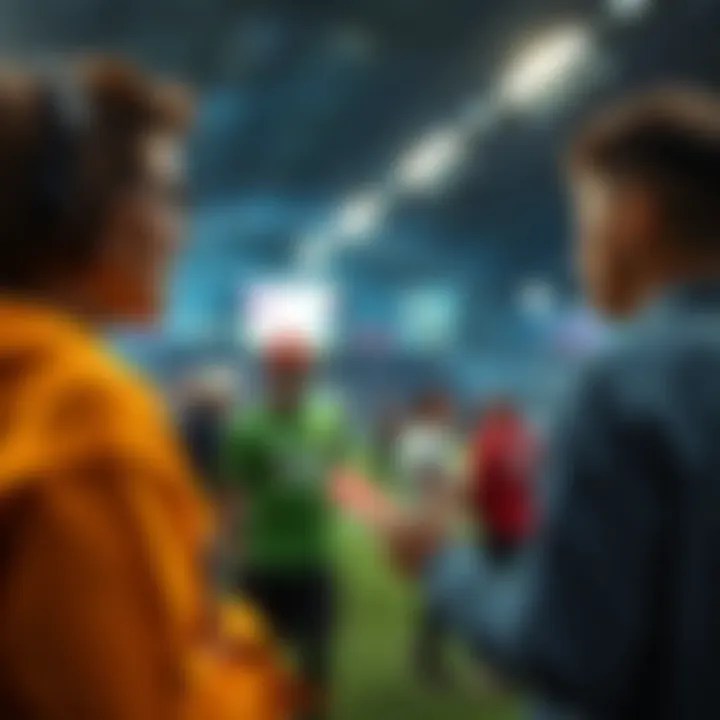 Unity in Sports: Connecting Through Community A vibrant sports community gathering