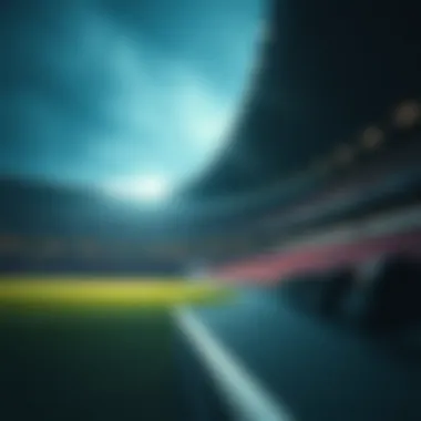 Stadium Preparation Stadium preparation for a thrilling game