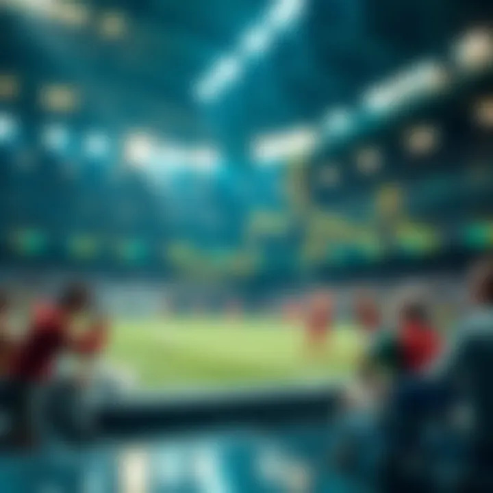 Statistical Insights into Betting Strategies An abstract visualization of statistical analysis related to betting