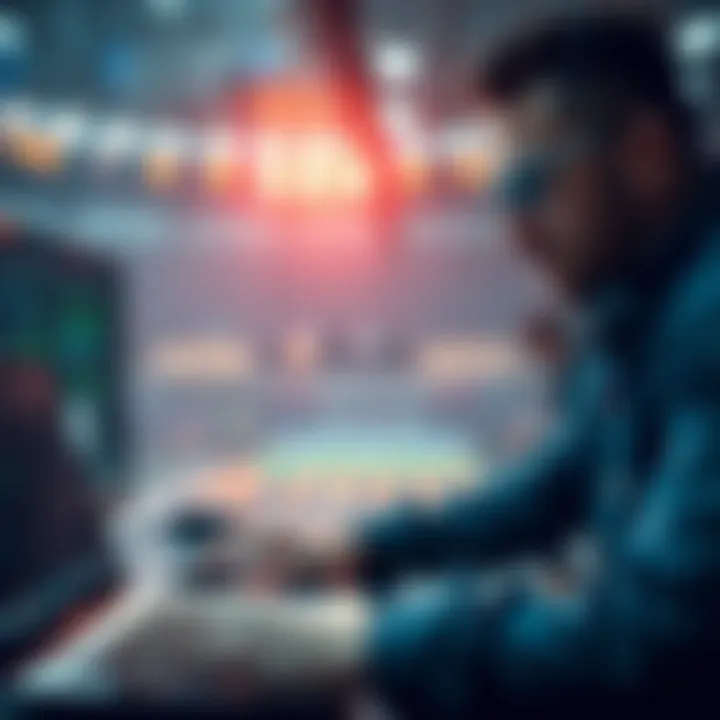 The Role of Technology in Sports Betting An abstract representation of technology integrating with sports betting platforms