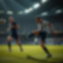 Dramatic moment from today's match