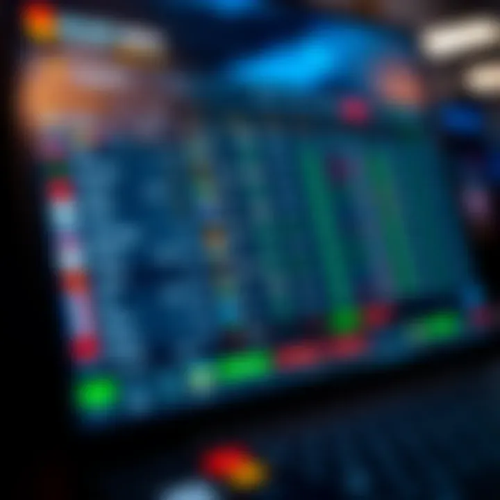 Understanding Sports Betting Interfaces A close-up of a sports betting interface