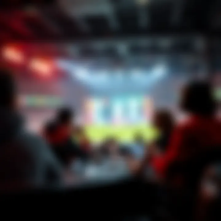 Illustration of betting culture and community