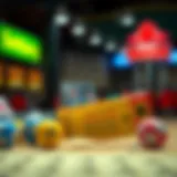 Conceptual representation of lottery ticket betting strategies