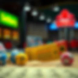 Conceptual representation of lottery ticket betting strategies