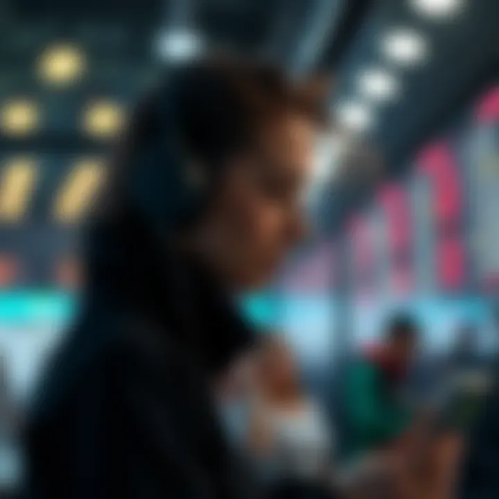 User Experience in Betting Platforms Illustration showcasing user experience in online betting platforms