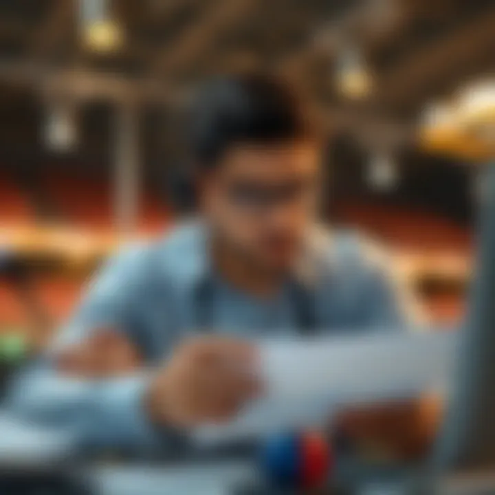 Analyzing Modern Betting Strategies A modern strategist analyzing data trends for effective betting strategies