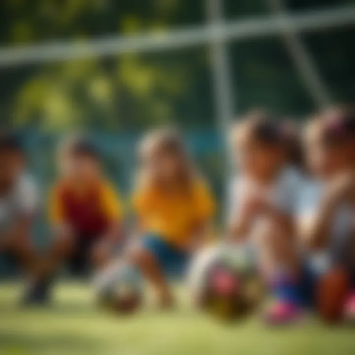 Empowering Youth: The Role of Sports in Community Building Youth participating in a community sports activity